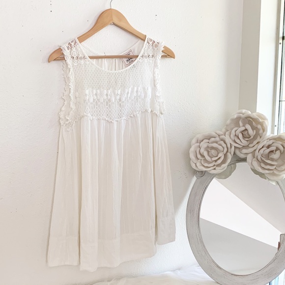 Piplette by Alice Ritter UO Adria Tunic Top L - Picture 3 of 8